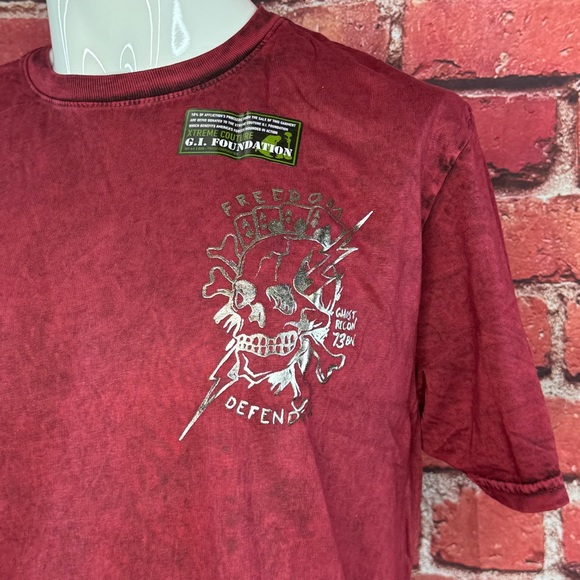 Affliction Freedom Defender Men's Short Sleeve Graphic T-shirt -Size: XL - NWT - Picture 3 of 11